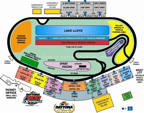 daytona track layout|daytona seating chart with numbers.